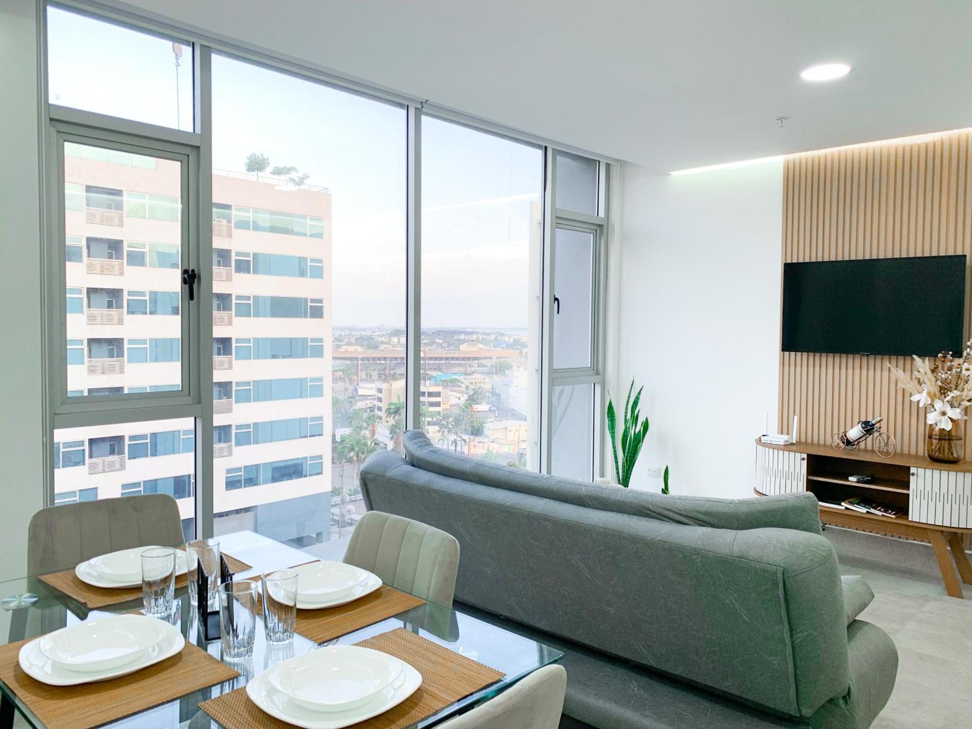 Apartmán Lujoso Depa Con Vista A Todo Guayaquil! Exteriér fotografie